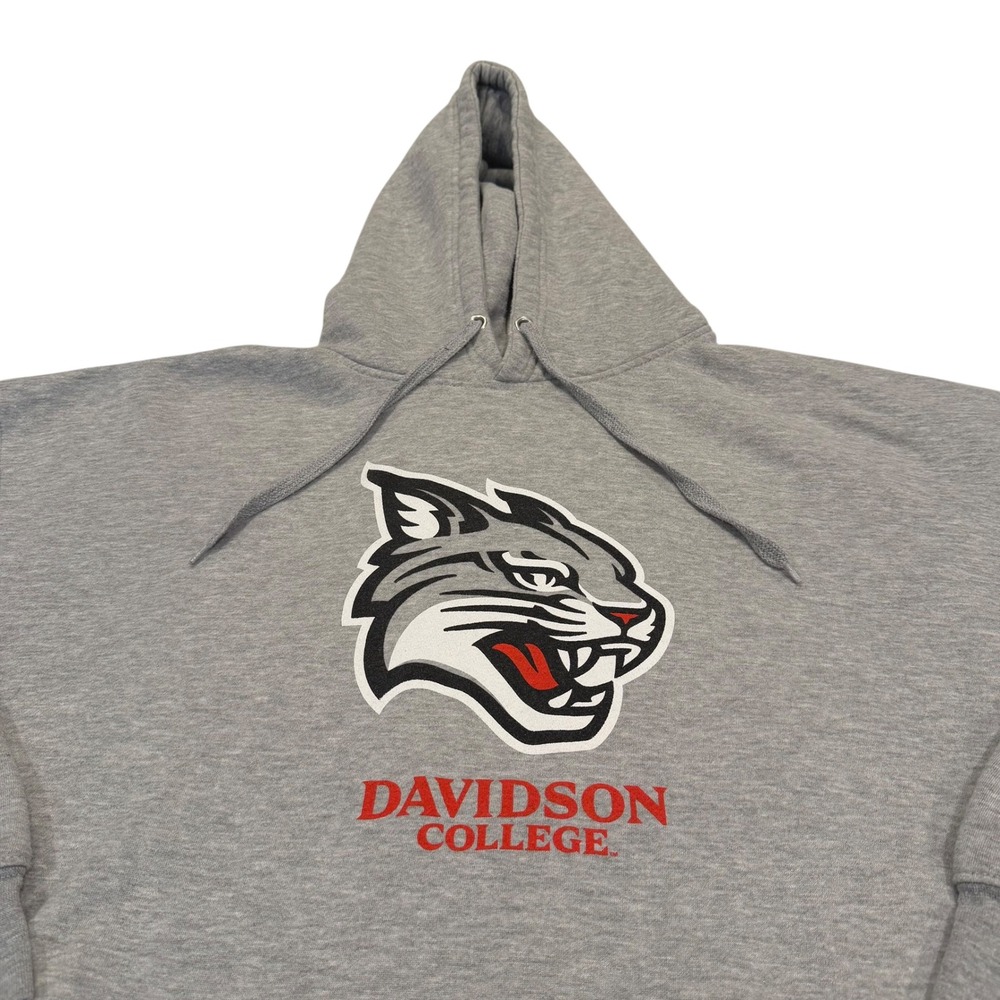 TRT Classics Davidson College Wildcats Gray Hoodie Sweatshirt 2XL Mens Pullover - Picture 2 of 7